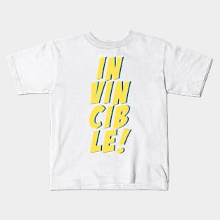 Invincible Text Kids T-Shirt